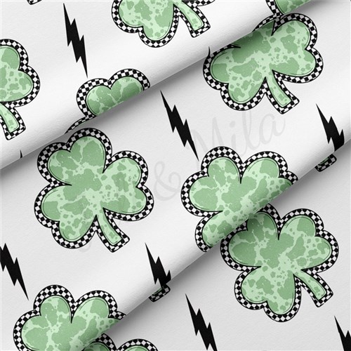 St. Patrick's Day Double Brushed Polyester Fabric Jersey Stretchy Soft Polyester Stretch Fabric