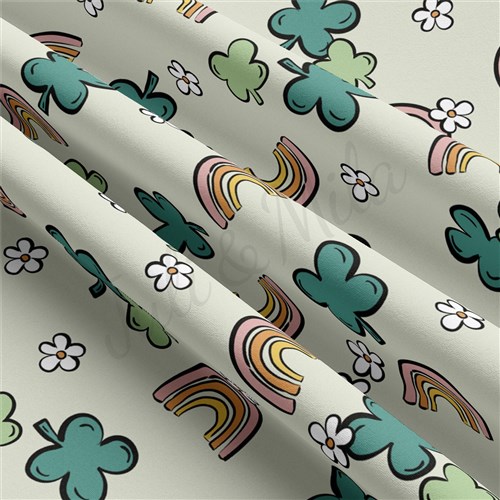 St. Patrick's Day Double Brushed Polyester Fabric Jersey Stretchy Soft Polyester Stretch Fabric