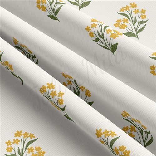 Floral Rib Knit Fabric, RBK2489 & Get a Free $89.99 Embroidery Bundle