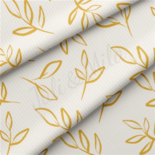 Floral Rib Knit Fabric, RBK2491 & Get a Free $89.99 Embroidery Bundle