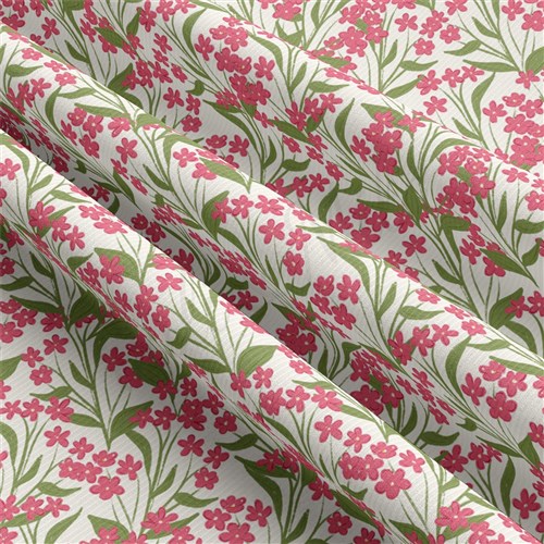 Floral Rib Knit Fabric, RBK2487 & Get a Free $89.99 Embroidery Bundle