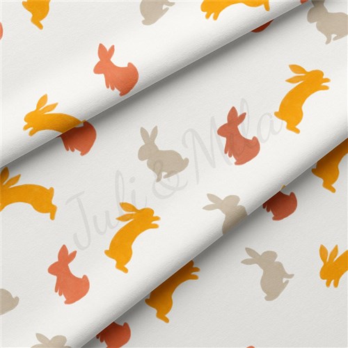 Easter Double Brushed Polyester Fabric Jersey Stretchy Soft Polyester Stretch Fabric