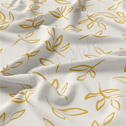 Flowers Floral Double Brushed Polyester Fabric Jersey Stretchy Soft Polyester Stretch Fabric
