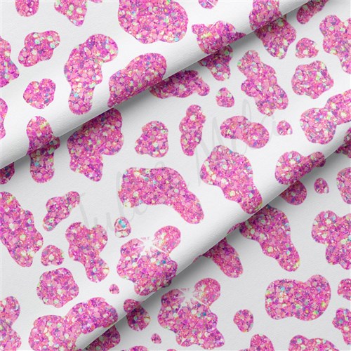 Cow Double Brushed Polyester Fabric Jersey Stretchy Soft Polyester Stretch Fabric