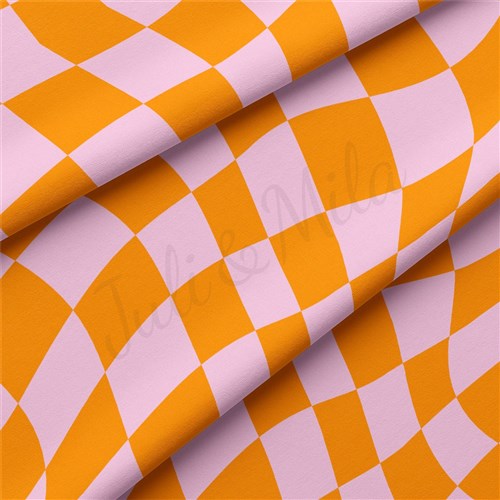 Check Double Brushed Polyester Fabric Jersey Stretchy Soft Polyester Stretch Fabric