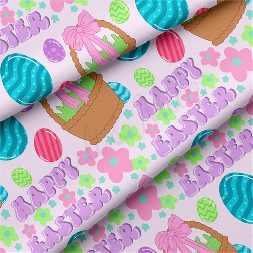 Easter Double Brushed Polyester Fabric Jersey Stretchy Soft Polyester Stretch Fabric