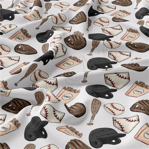 Baseball Double Brushed Polyester Fabric Jersey Stretchy Soft Polyester Stretch Fabric