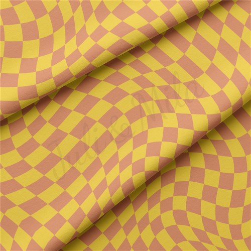 Check Double Brushed Polyester Fabric Jersey Stretchy Soft Polyester Stretch Fabric