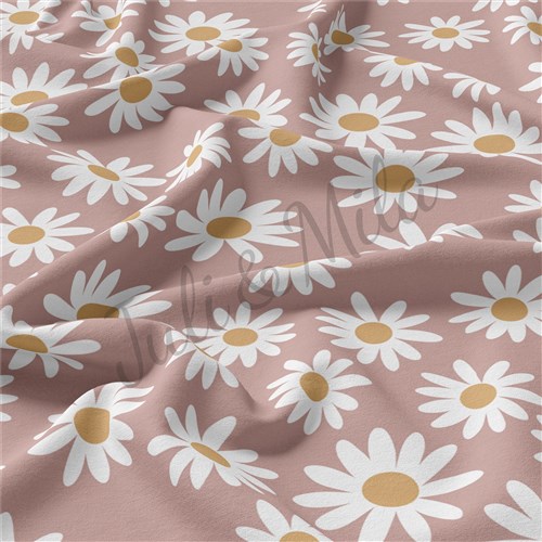 Floral54 Floral Double Brushed Polyester Fabric Jersey Stretchy Soft Polyester Stretch Fabric
