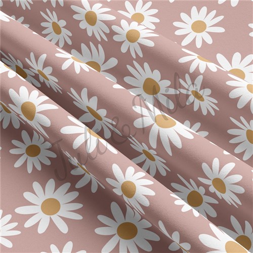 Floral54 Floral Double Brushed Polyester Fabric Jersey Stretchy Soft Polyester Stretch Fabric