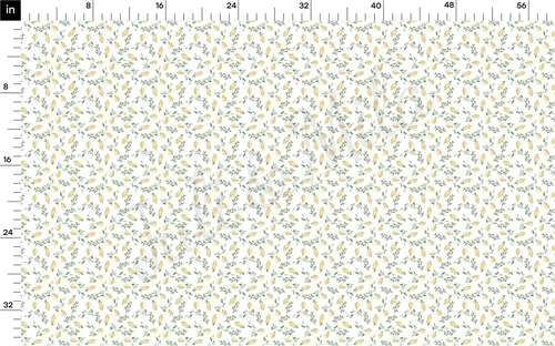 DBPlemons Lemons Double Brushed Polyester Fabric Jersey Stretchy Soft Polyester Stretch Fabric