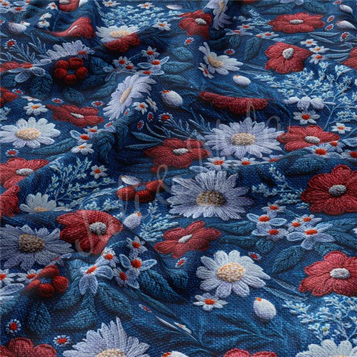 4th of July Patriotic Double Brushed Polyester Fabric Jersey Stretchy Soft Polyester Stretch Fabric