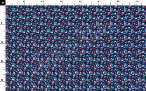 4th of July Patriotic Double Brushed Polyester Fabric Jersey Stretchy Soft Polyester Stretch Fabric