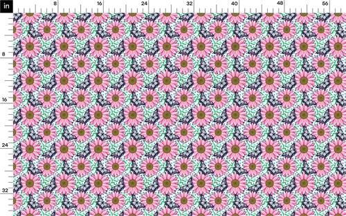 Floral Rib Knit Fabric, RBK1567 & Get a Free $89.99 Embroidery Bundle