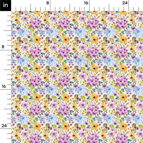 Floral Rib Knit Fabric, RBK1640 & Get a Free $89.99 Embroidery Bundle