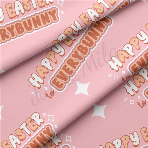 Easter Double Brushed Polyester Fabric Jersey Stretchy Soft Polyester Stretch Fabric