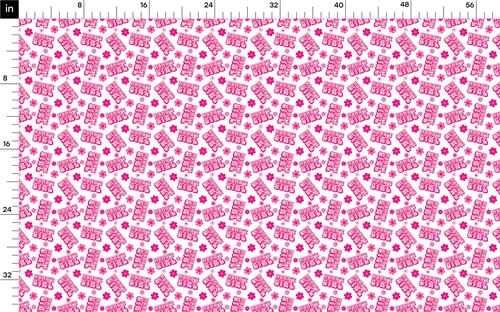 Mama's Girl Rib Knit Fabric, RBK1599 & Get a Free $89.99 Embroidery Bundle