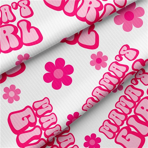 Mama's Girl Rib Knit Fabric, RBK1599 & Get a Free $89.99 Embroidery Bundle