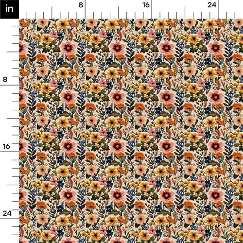 Floral Embroidery Rib Knit Fabric, RBK1789 & Get a Free $89.99 Embroidery Bundle