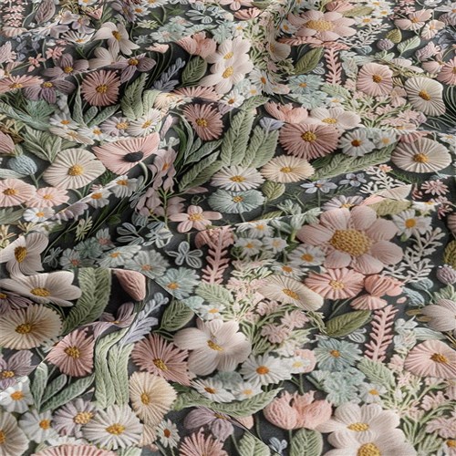 Embroidery Double Brushed Polyester Fabric Jersey Stretchy Soft Polyester Stretch Fabric