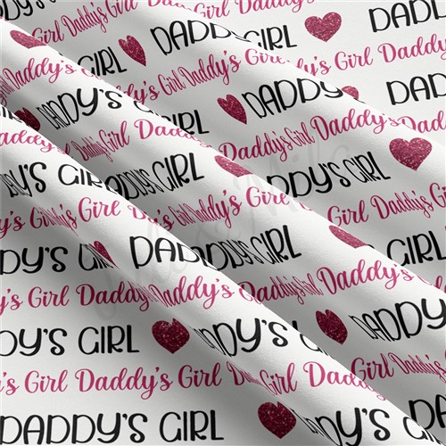 Daddy's Girl Double Brushed Polyester Fabric Jersey Stretchy Soft Polyester Stretch Fabric