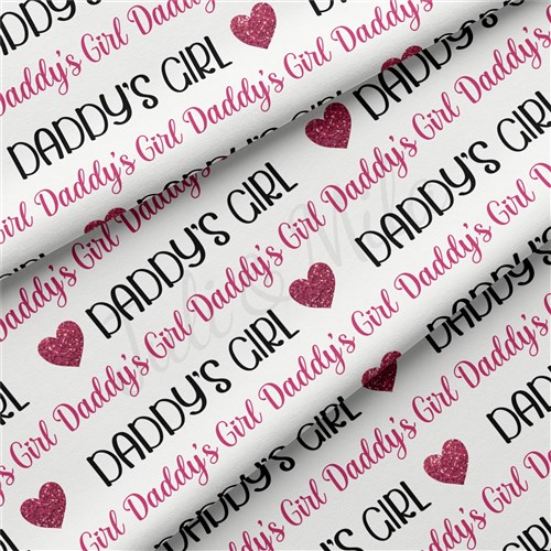 Daddy's Girl Double Brushed Polyester Fabric Jersey Stretchy Soft Polyester Stretch Fabric