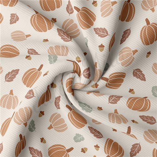 Autumn Fall Halloween Rib Knit Fabric, AA1839 & Get a Free $89.99 Embroidery Bundle