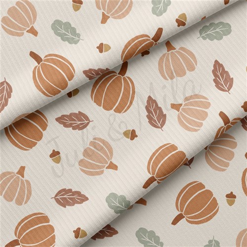Autumn Fall Halloween Rib Knit Fabric, AA1839 & Get a Free $89.99 Embroidery Bundle