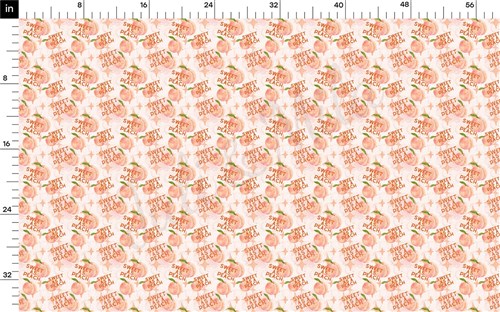 Sweet as a Peach Double Brushed Polyester Fabric Jersey Stretchy Soft Polyester Stretch Fabric