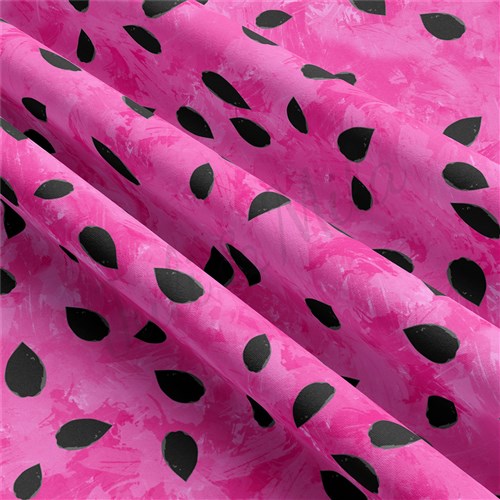 Watermelon Double Brushed Polyester Fabric Jersey Stretchy Soft Polyester Stretch Fabric