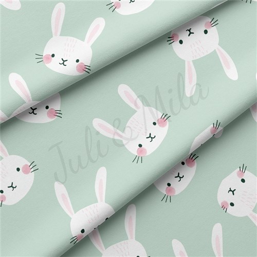 Easter Double Brushed Polyester Fabric Jersey Stretchy Soft Polyester Stretch Fabric