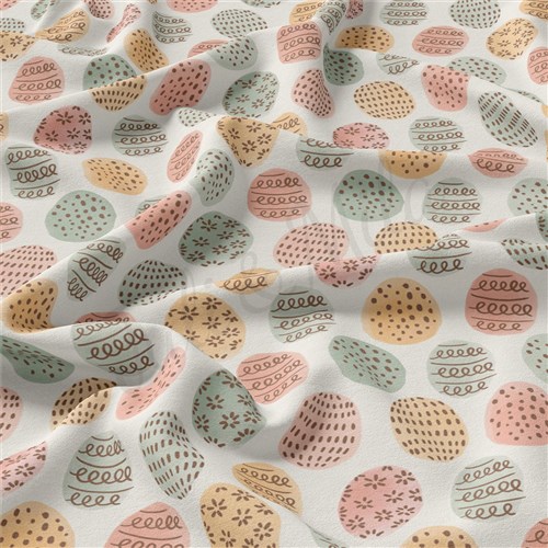 Easter Double Brushed Polyester Fabric Jersey Stretchy Soft Polyester Stretch Fabric