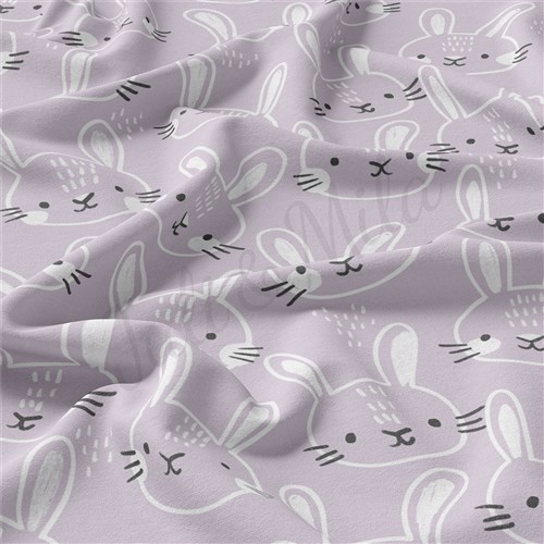 Easter Double Brushed Polyester Fabric Jersey Stretchy Soft Polyester Stretch Fabric