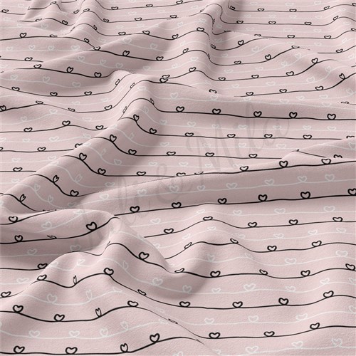 Valentine's Day Double Brushed Polyester Fabric Jersey Stretchy Soft Polyester Stretch Fabric