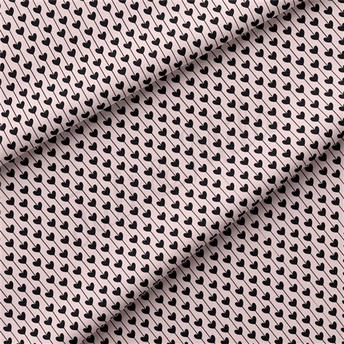 Valentine's Day Double Brushed Polyester Fabric Jersey Stretchy Soft Polyester Stretch Fabric