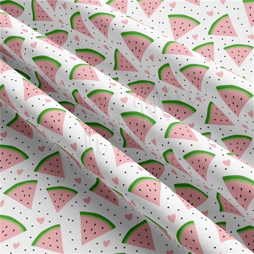 Watermelon Double Brushed Polyester Fabric Jersey Stretchy Soft Polyester Stretch Fabric