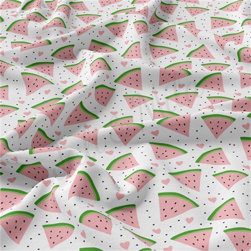 Watermelon Double Brushed Polyester Fabric Jersey Stretchy Soft Polyester Stretch Fabric