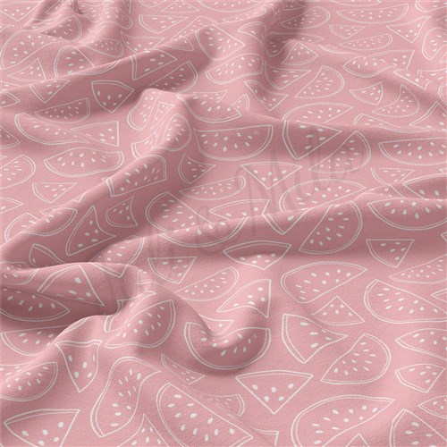 DBP2483 Watermelon Double Brushed Polyester Fabric Jersey Stretchy Soft Polyester Stretch Fabric