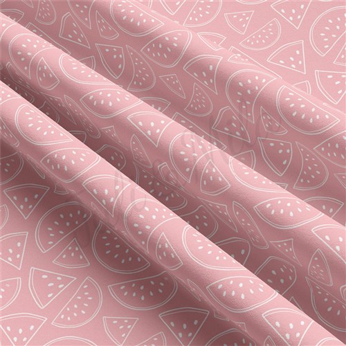 DBP2483 Watermelon Double Brushed Polyester Fabric Jersey Stretchy Soft Polyester Stretch Fabric