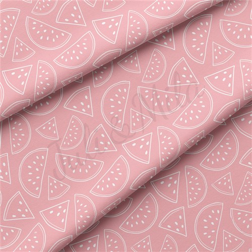 DBP2483 Watermelon Double Brushed Polyester Fabric Jersey Stretchy Soft Polyester Stretch Fabric