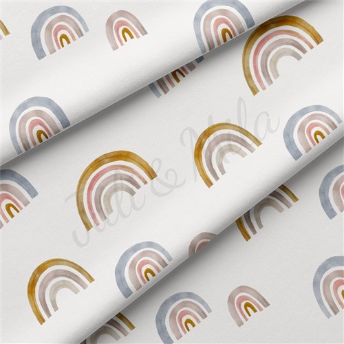 Rainbow Double Brushed Polyester Fabric Jersey Stretchy Soft Polyester Stretch Fabric