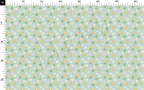 Floral Double Brushed Polyester Fabric Jersey Stretchy Soft Polyester Stretch Fabric