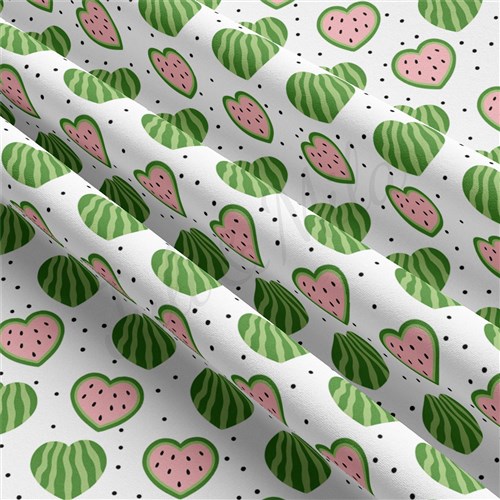DBP2482 Watermelon Double Brushed Polyester Fabric Jersey Stretchy Soft Polyester Stretch Fabric