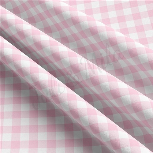 Gingham Double Brushed Polyester Fabric Jersey Stretchy Soft Polyester Stretch Fabric