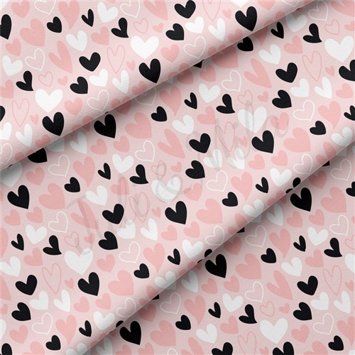 Valentine's Day Double Brushed Polyester Fabric Jersey Stretchy Soft Polyester Stretch Fabric