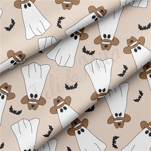 halloween ghosts fall Double Brushed Polyester Fabric Jersey Stretchy Soft Polyester Stretch Fabric