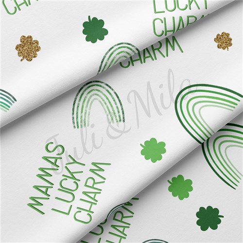 St. Patrick's Day Double Brushed Polyester Fabric Jersey Stretchy Soft Polyester Stretch Fabric