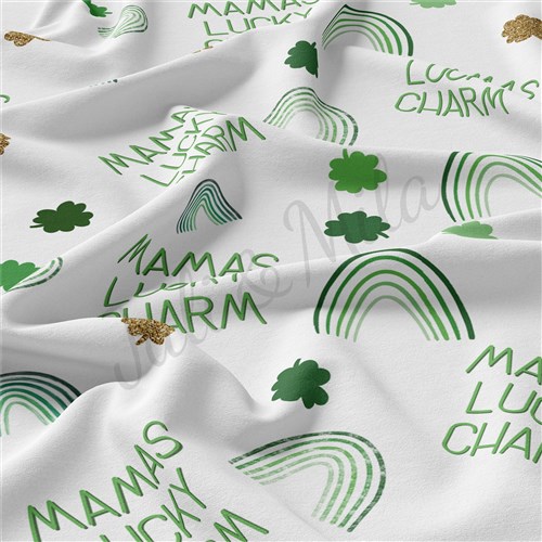 St. Patrick's Day Double Brushed Polyester Fabric Jersey Stretchy Soft Polyester Stretch Fabric