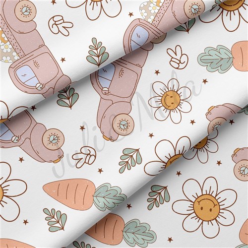 Easter Double Brushed Polyester Fabric Jersey Stretchy Soft Polyester Stretch Fabric