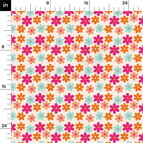 Floral Double Brushed Polyester Fabric Jersey Stretchy Soft Polyester Stretch Fabric
